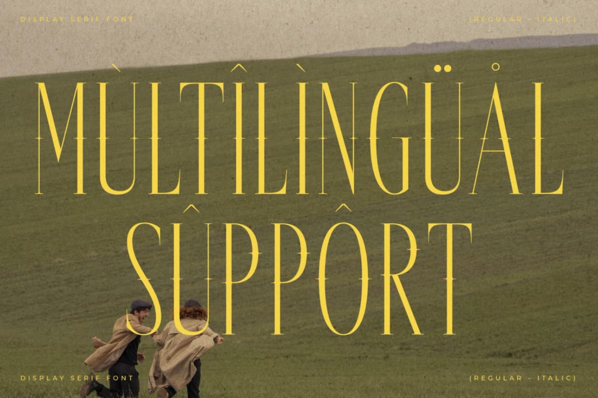 Galderon - A Display Serif Font font preview 12