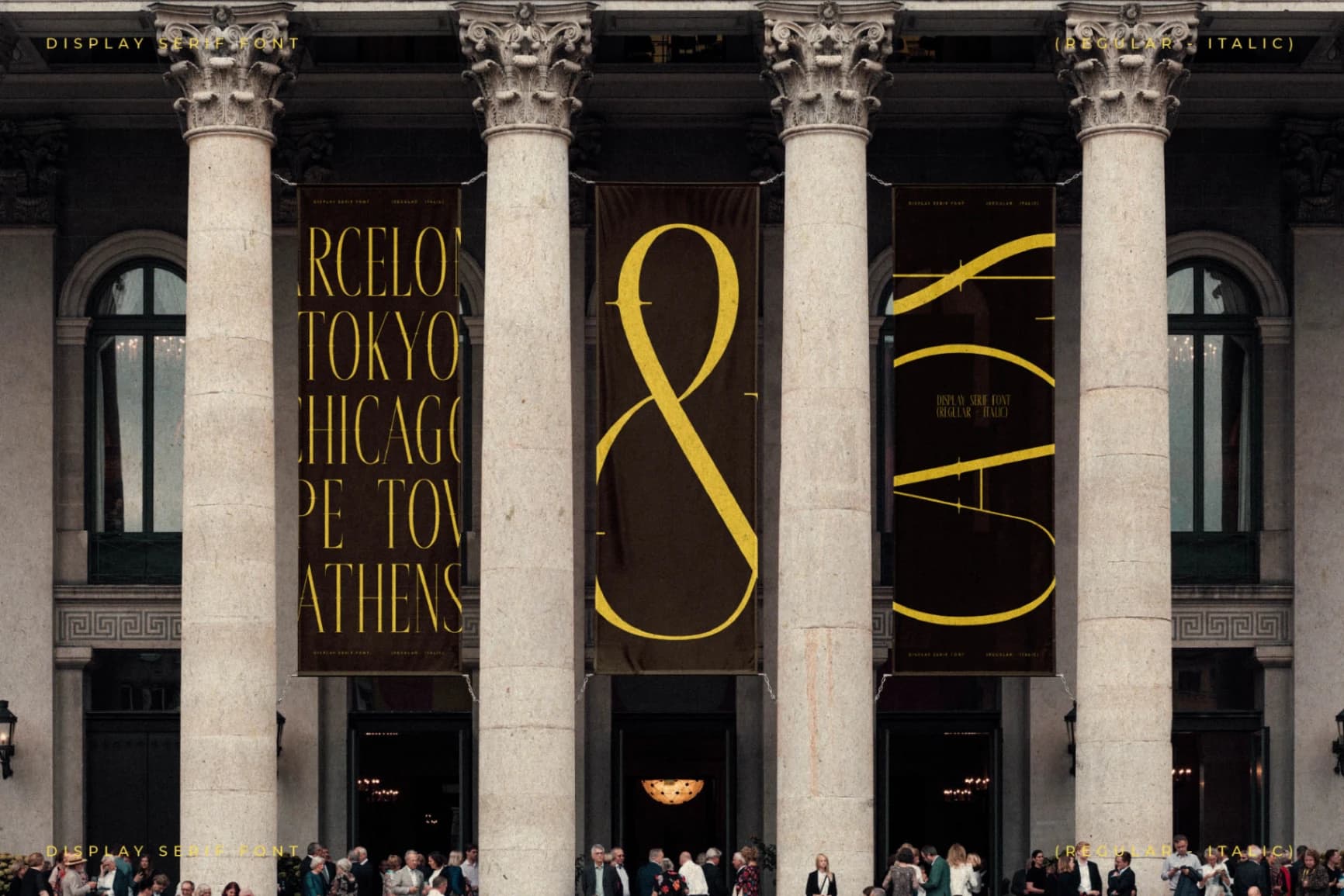 Preview 4 for Galderon - A Display Serif Font