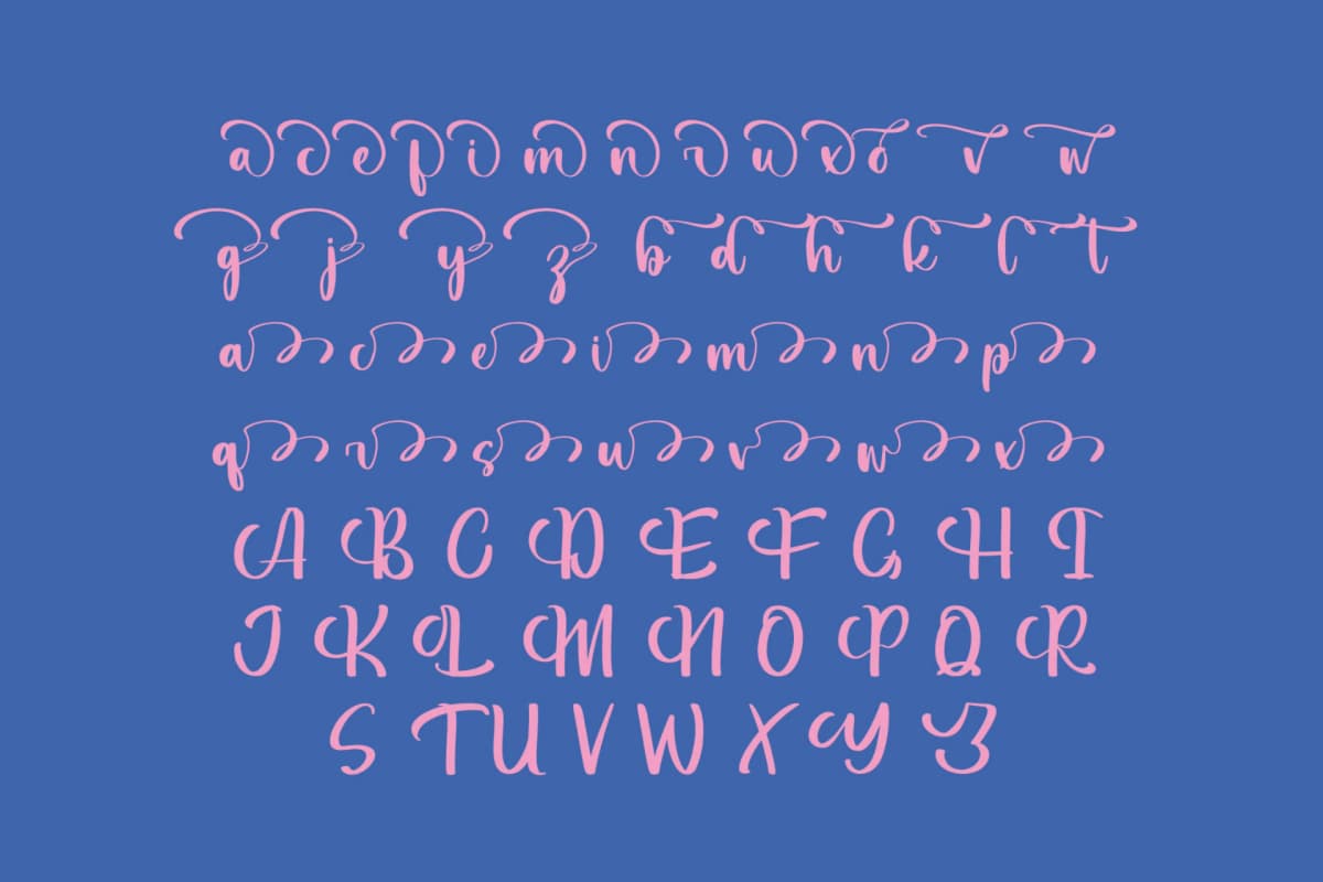 Preview 8 for Rockies Walking – Bold Calligraphy Font