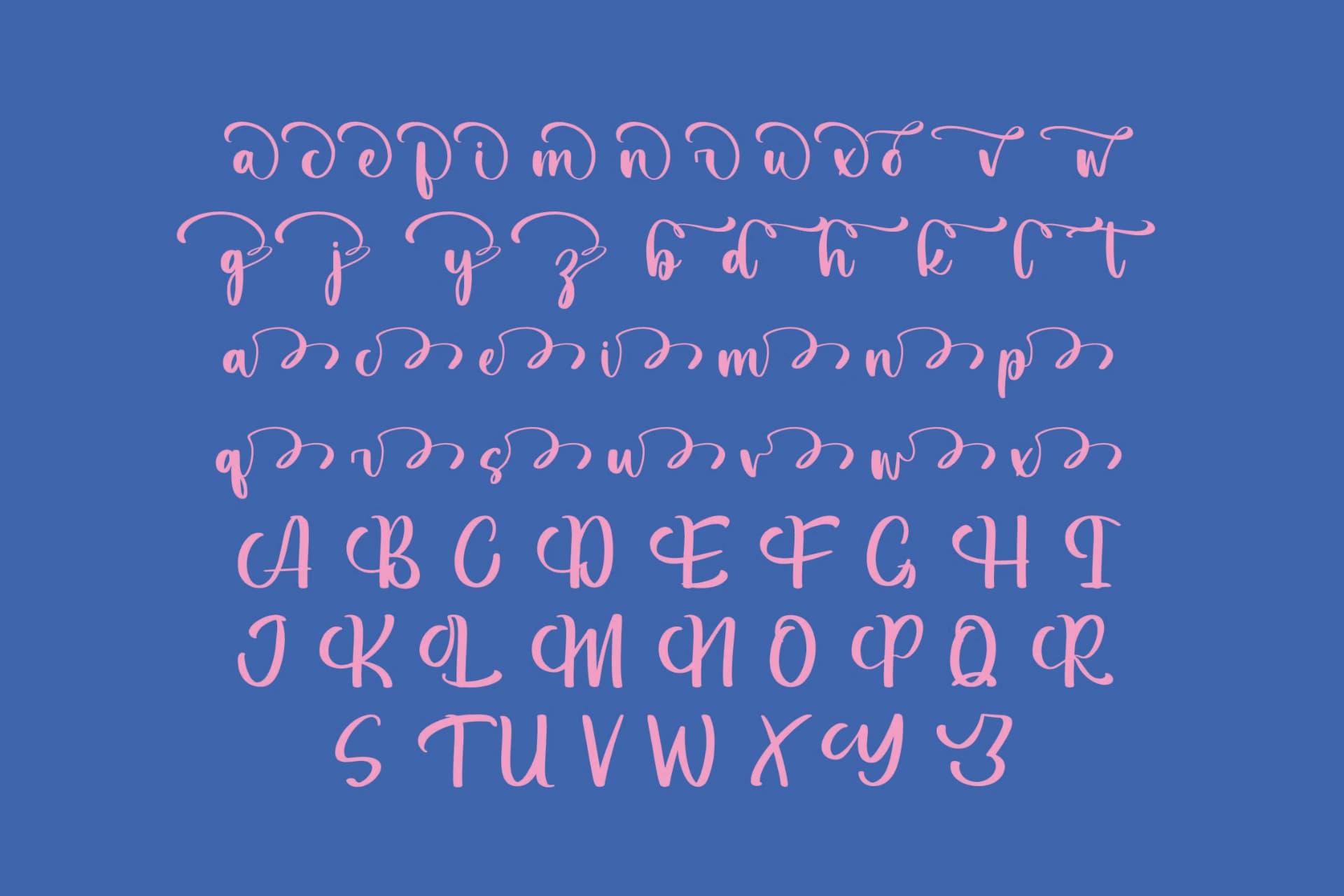 Preview 8 for Rockies Walking – Bold Calligraphy Font