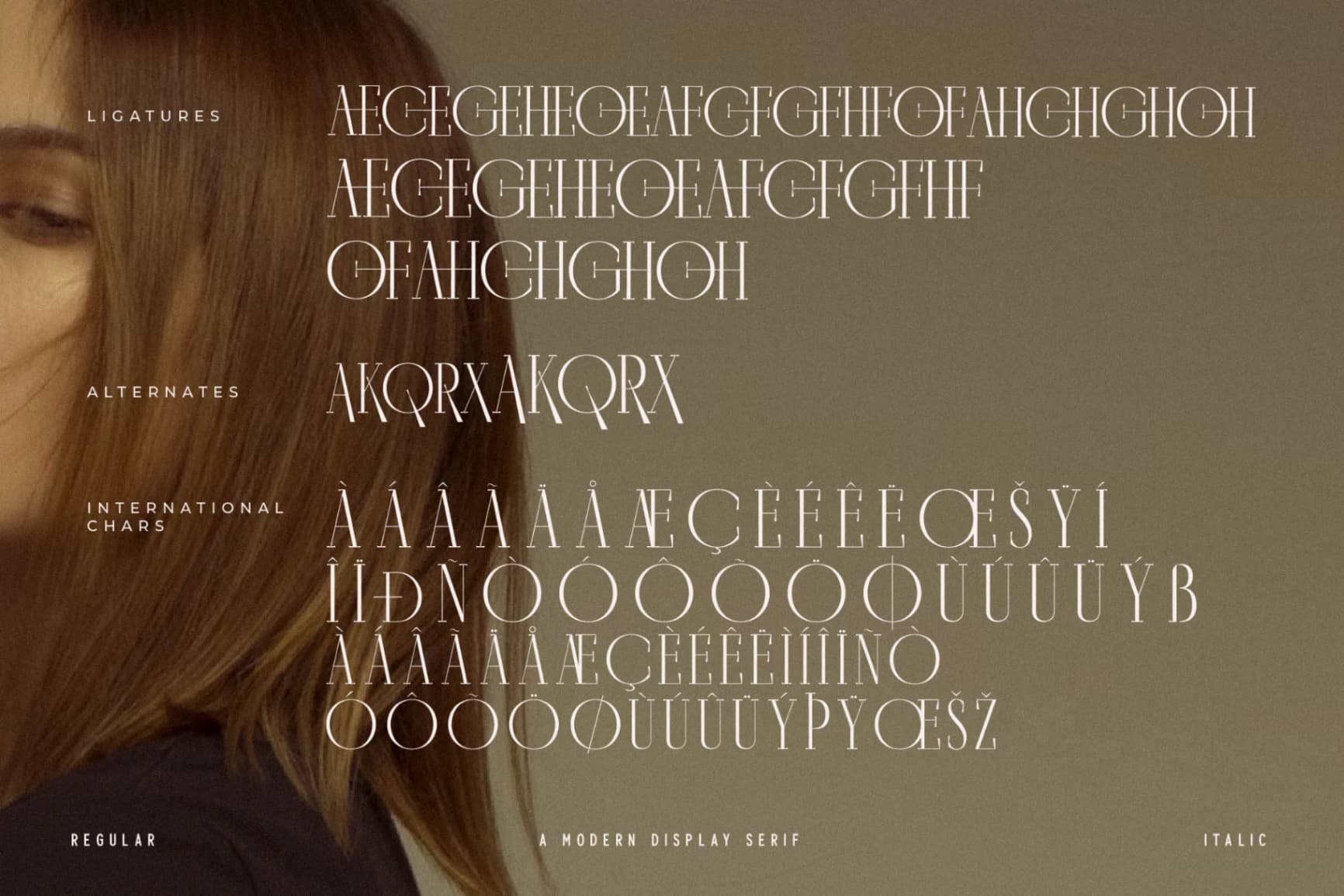 Preview 14 for Qartech - A Modern Display Serif Font