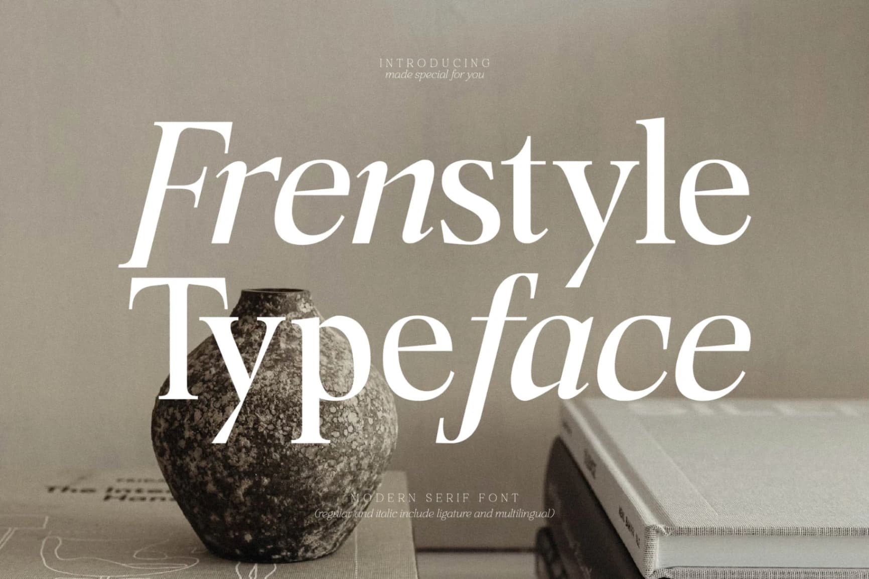 Preview of Frenstyle - Modern Serif Font font