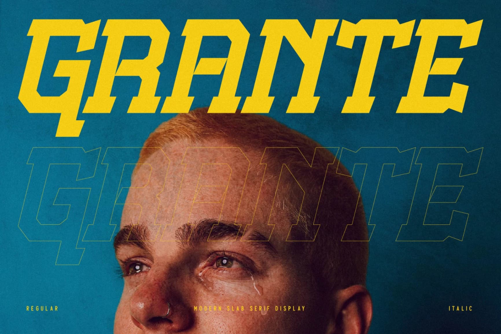 Preview of Grante - Modern Slab Serif Font font