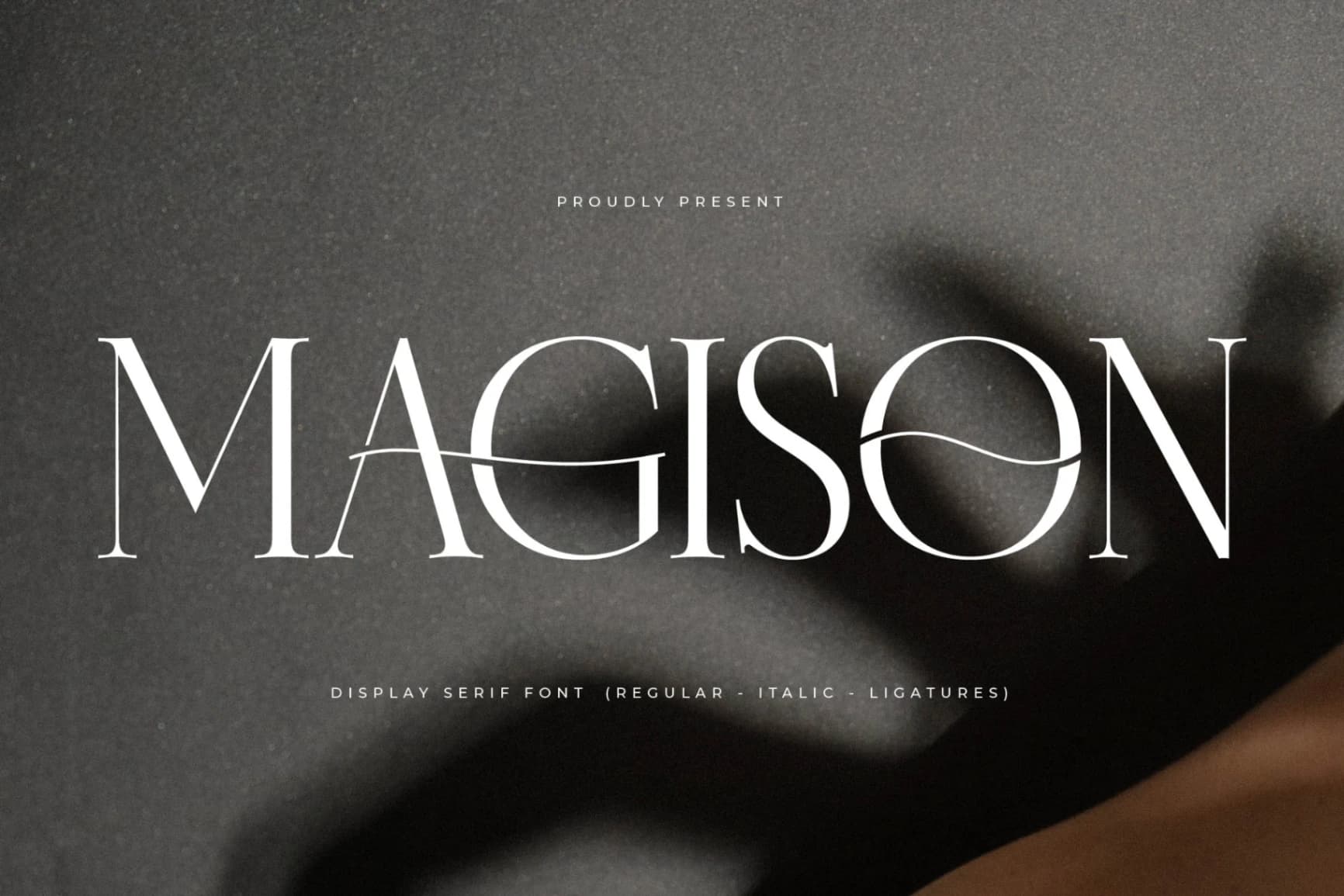 Preview of Magison - Display Serif Font font