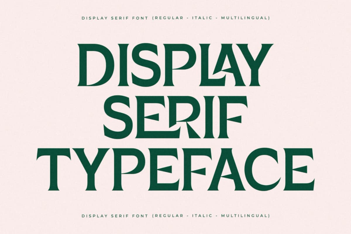 Porladek - Display Serif Font font preview 4