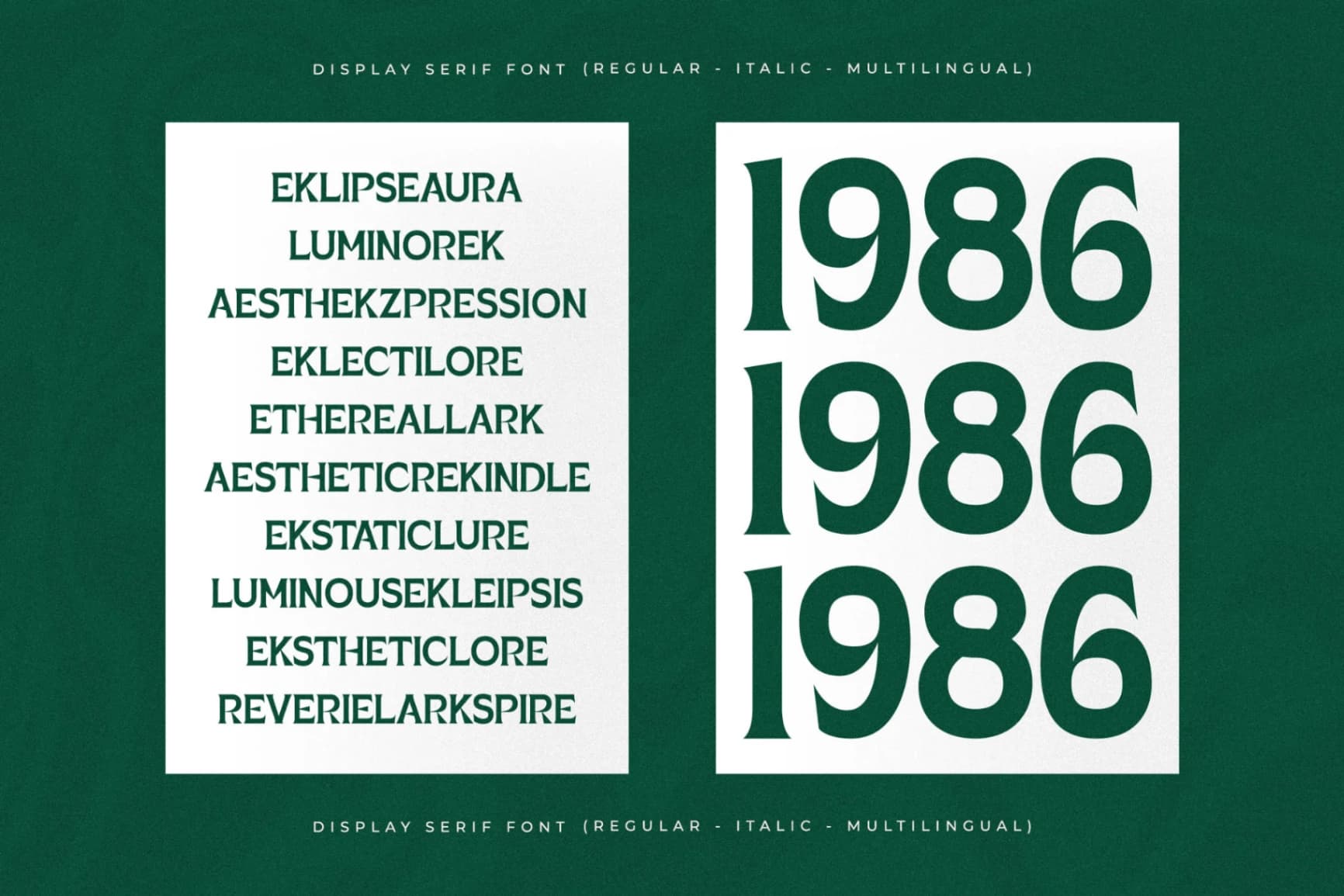 Preview 11 for Porladek - Display Serif Font