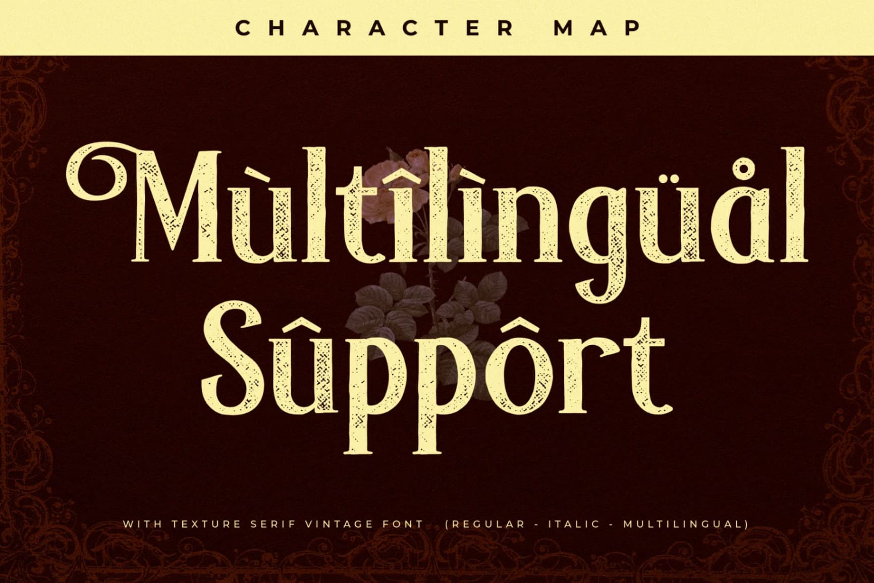 Preview 11 for The Boqke - Texture Serif Vintage Font