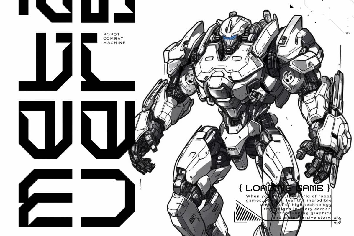 Preview 6 for Skomelr Quantum - Nanotech Font
