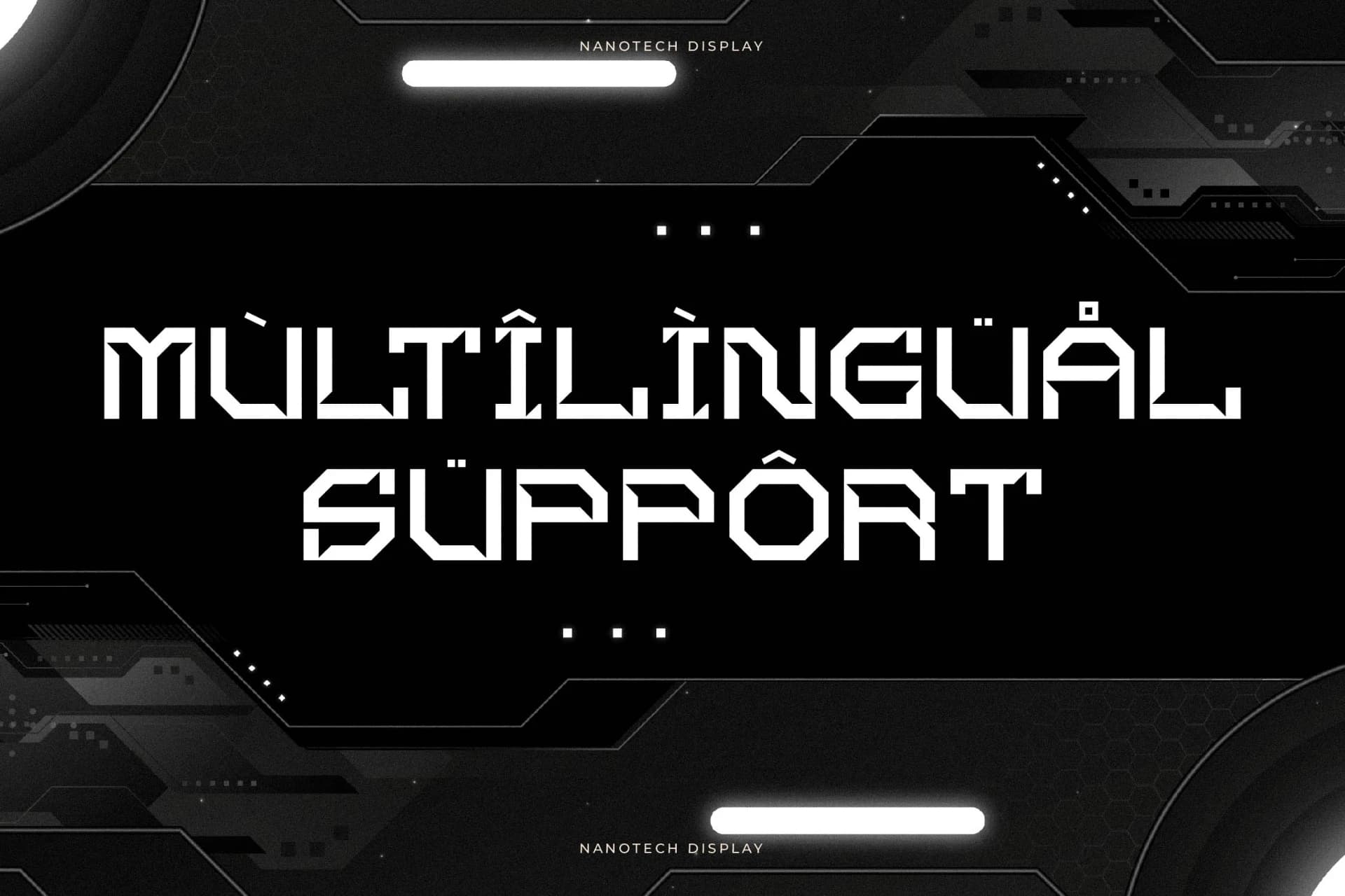 Preview 12 for Skomelr Quantum - Nanotech Font