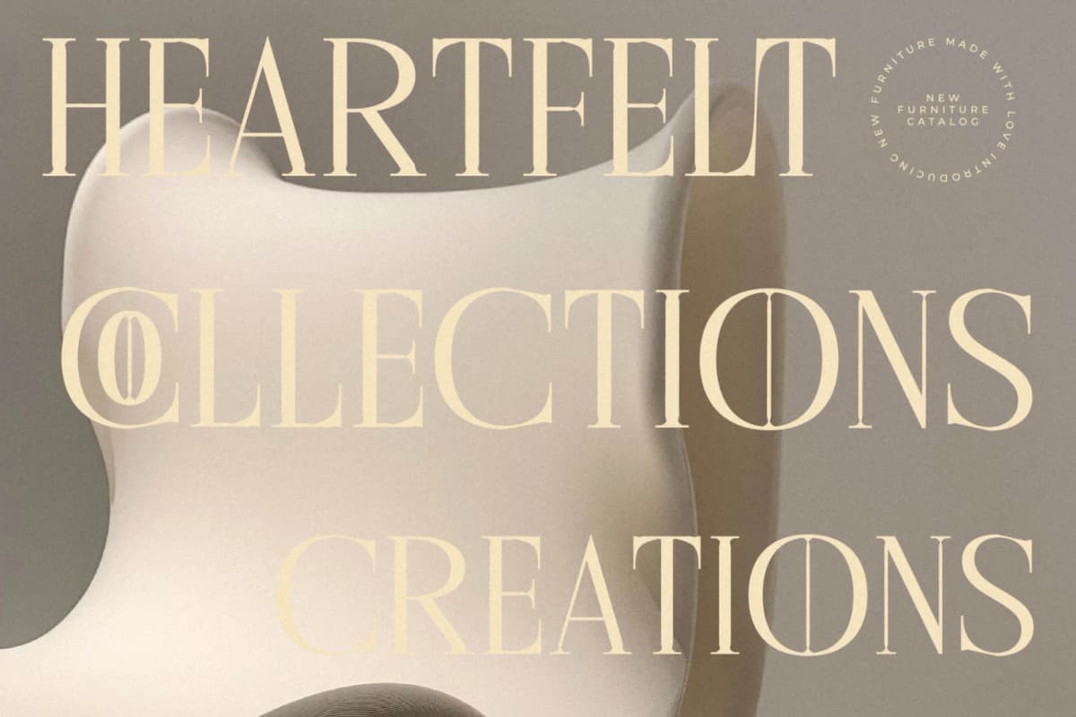 Cholten - Modern Display Serif Font font preview 4
