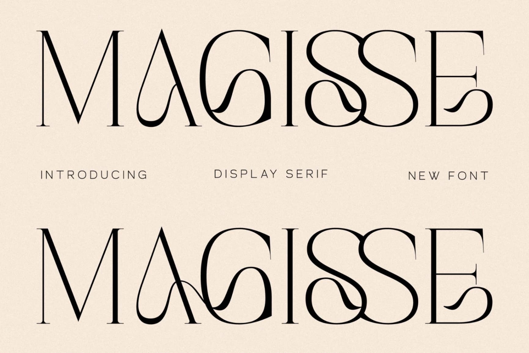 Preview of Magisse - Display Serif Font font