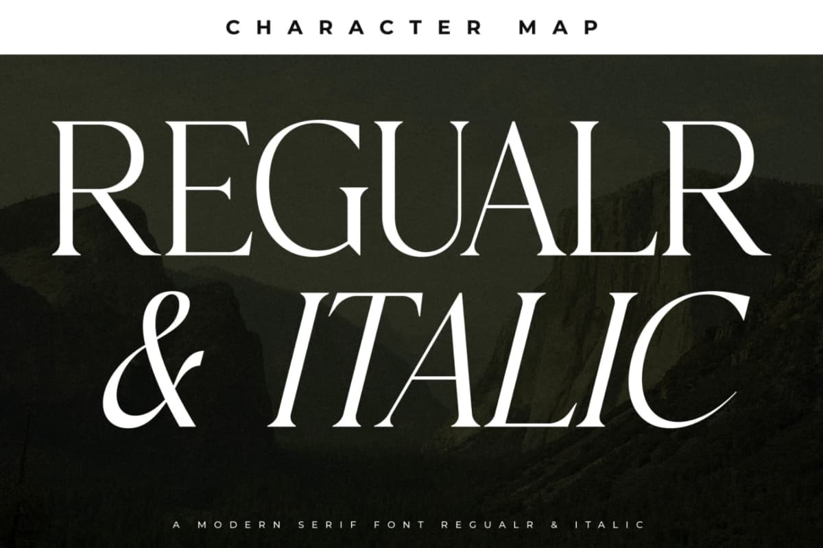 Goladon - A Modern Serif Font font preview 8