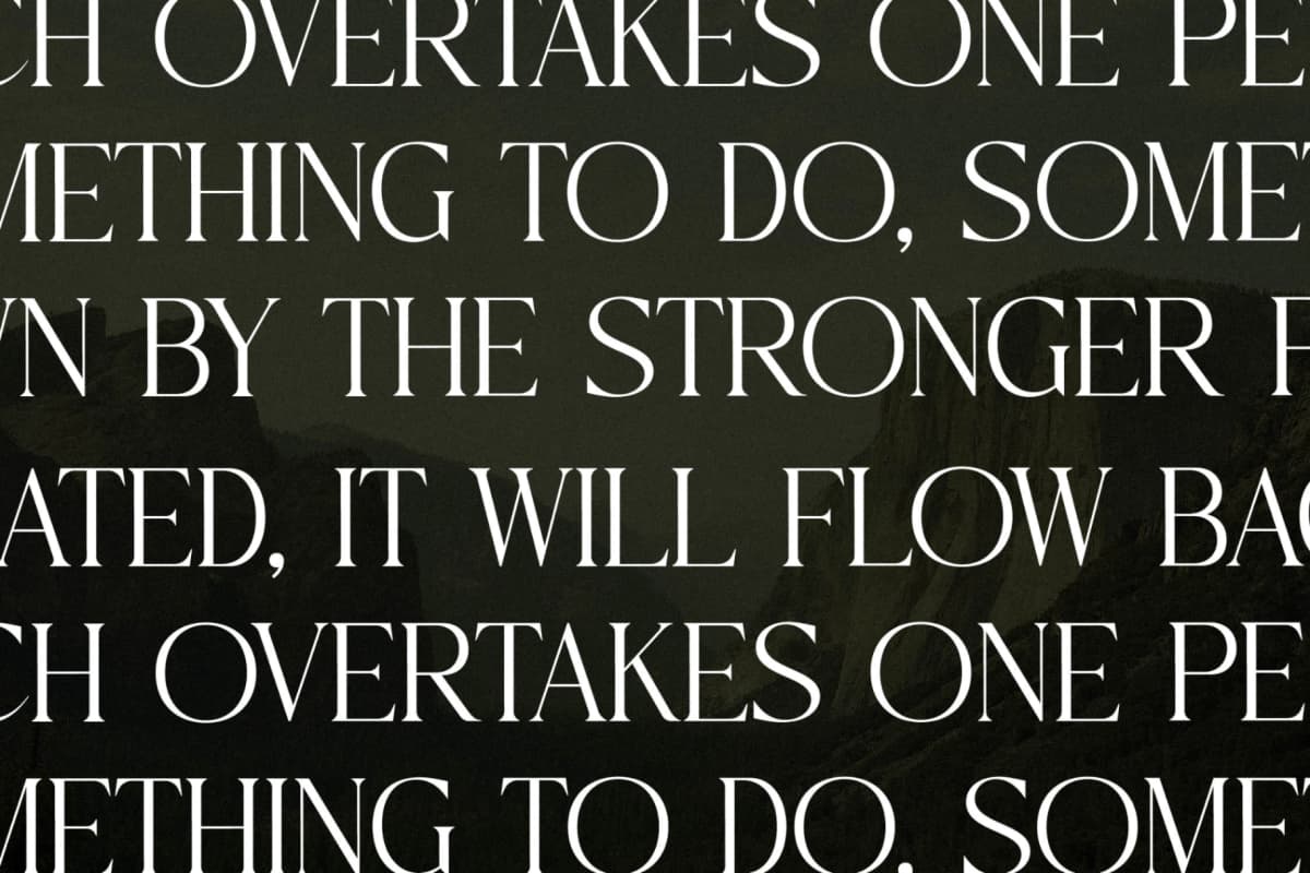 Goladon - A Modern Serif Font font preview 9