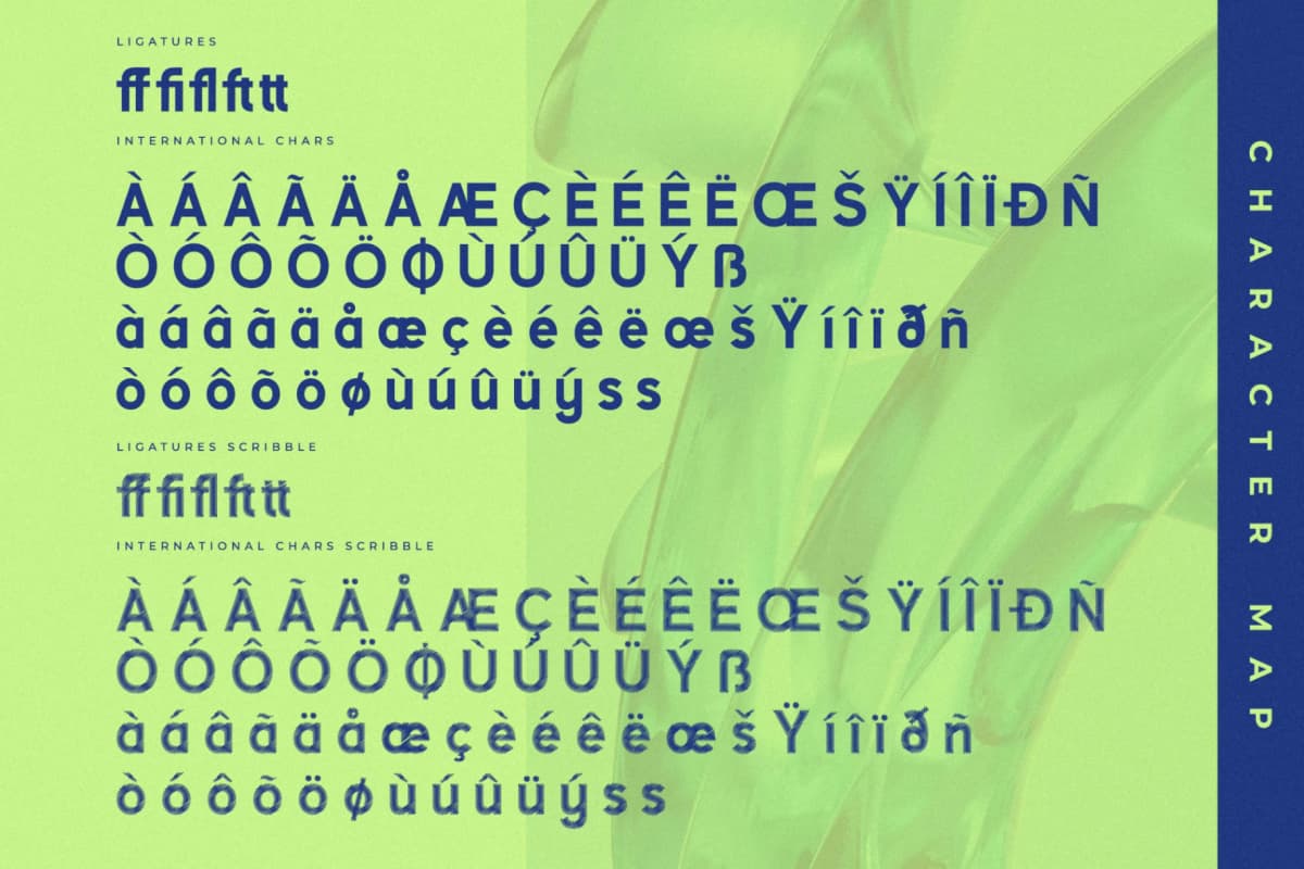 Mashetic - Modern Scribble Sans Serif font preview 14