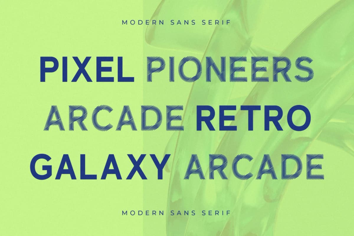 Mashetic - Modern Scribble Sans Serif font preview 6
