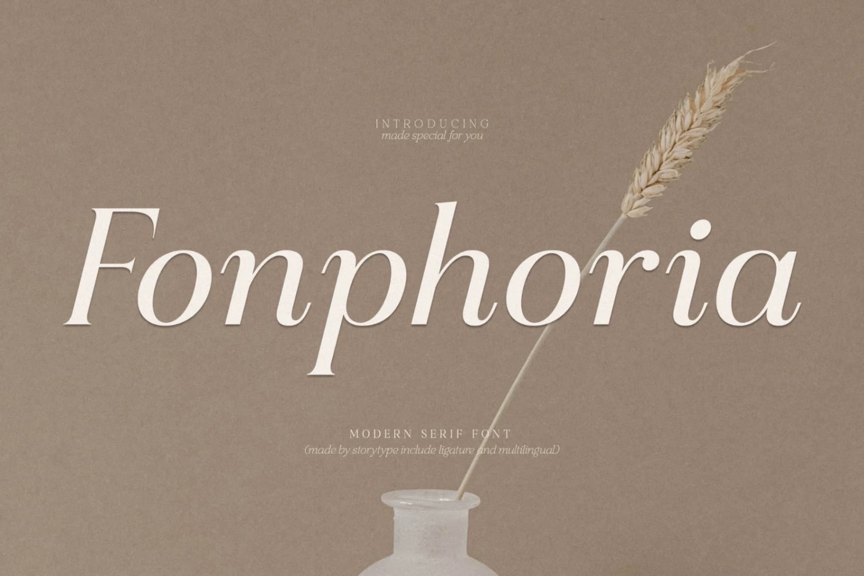Preview of Fonphoria - Modern Serif Font font