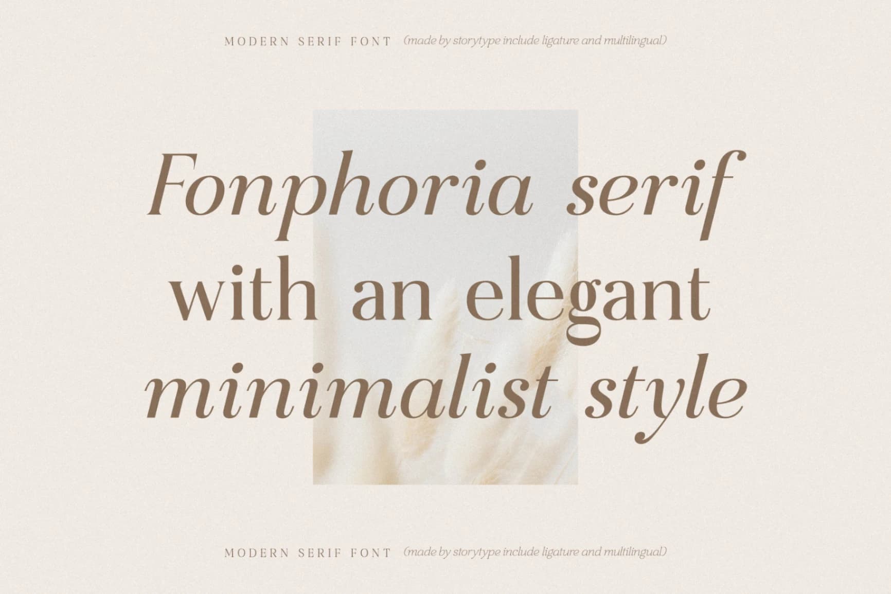 Preview 2 for Fonphoria - Modern Serif Font