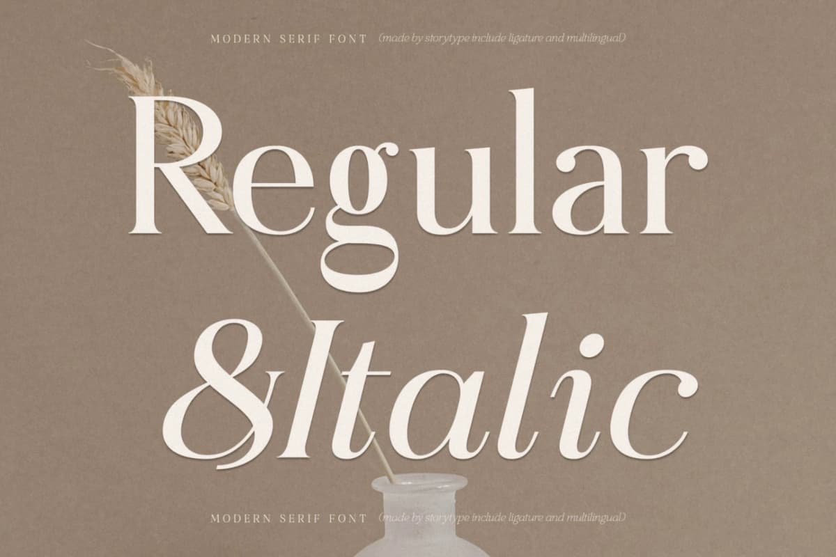 Fonphoria - Modern Serif Font font preview 7