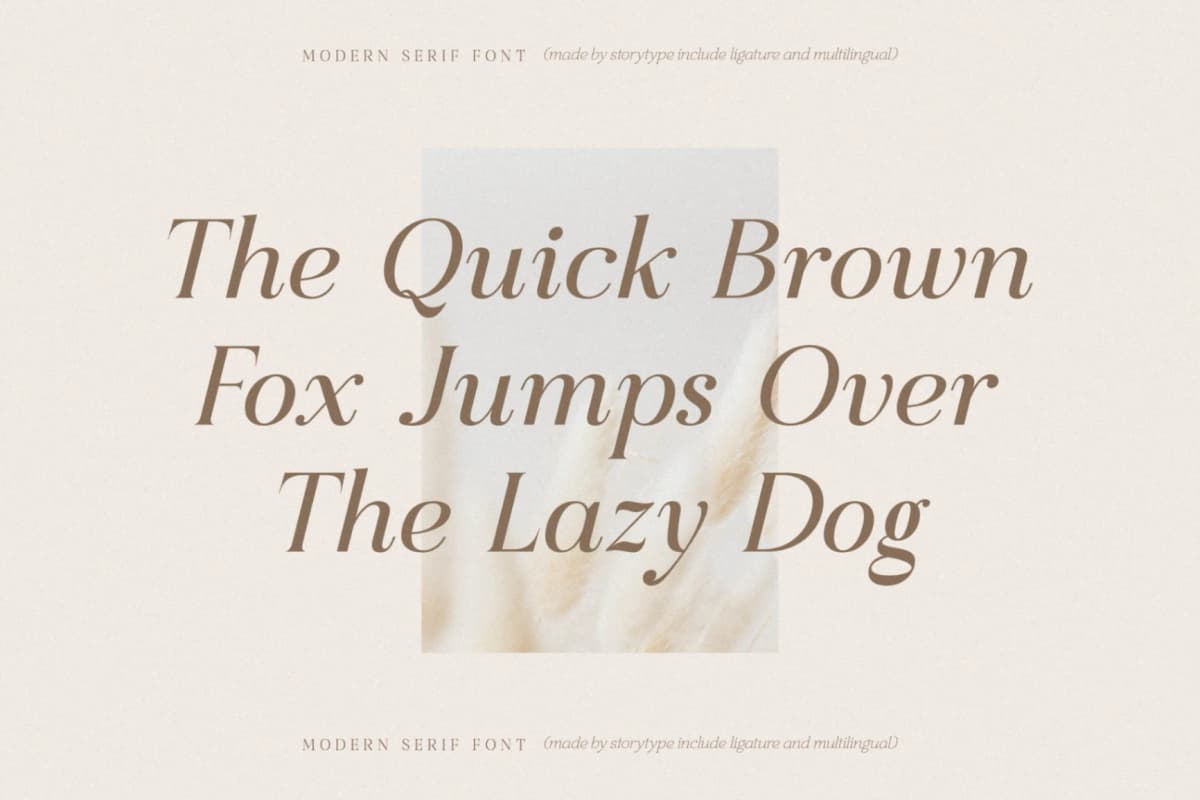 Fonphoria - Modern Serif Font font preview 6