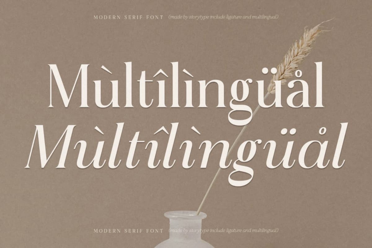 Fonphoria - Modern Serif Font font preview 12