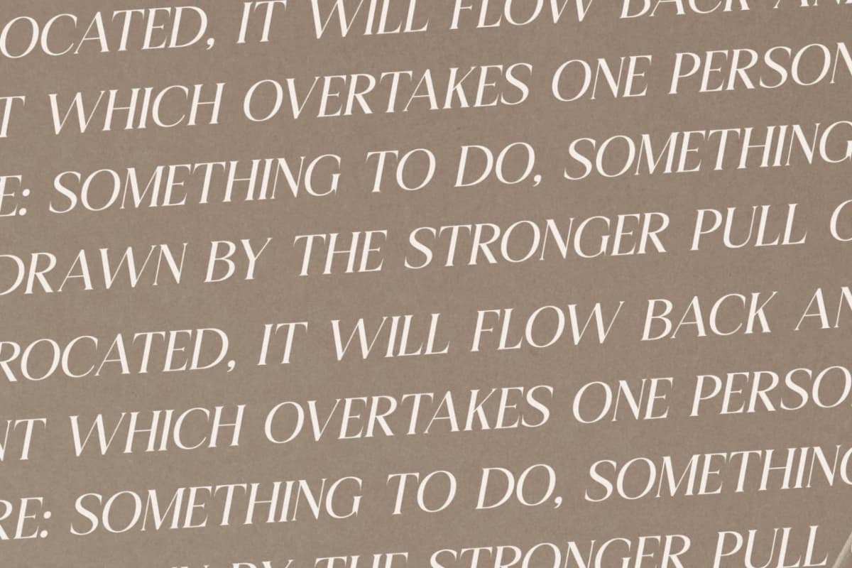 Fonphoria - Modern Serif Font font preview 9