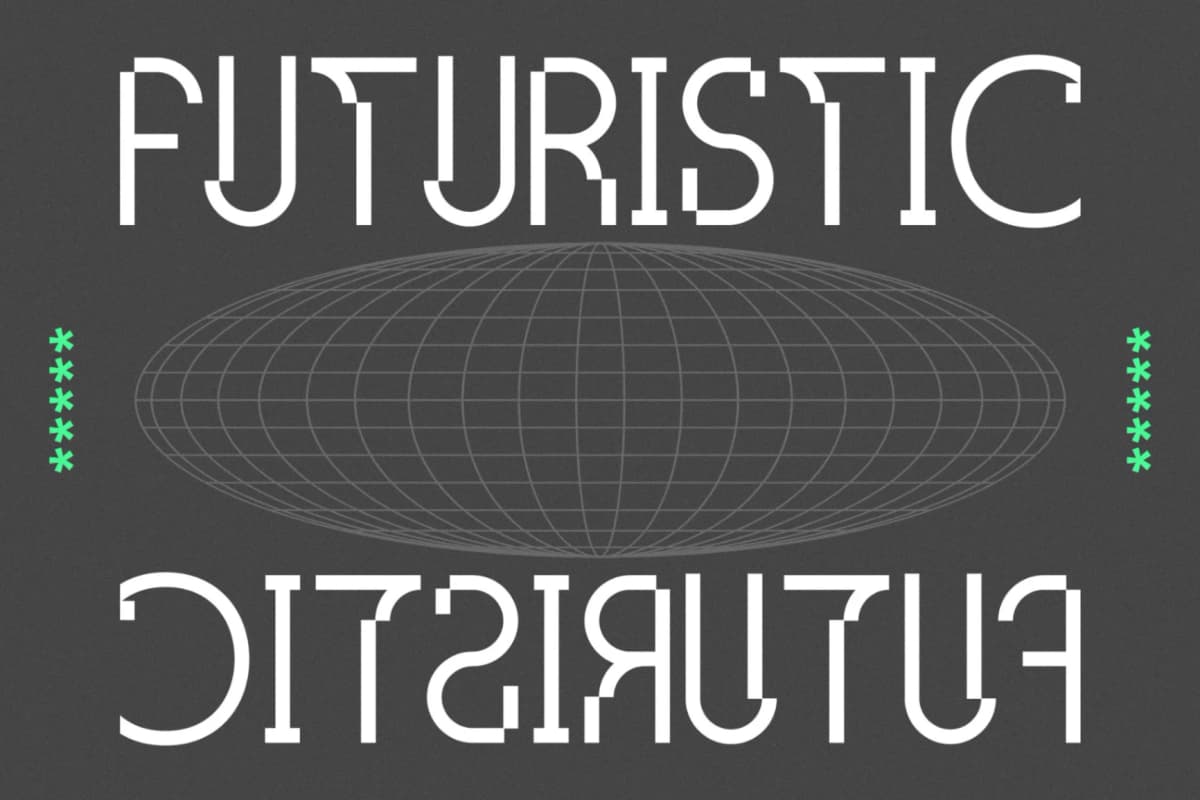 Glitchcraft - Modern Display Font font preview 2