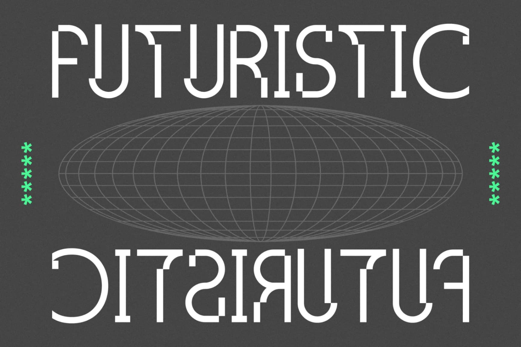 Preview 2 for Glitchcraft - Modern Display Font
