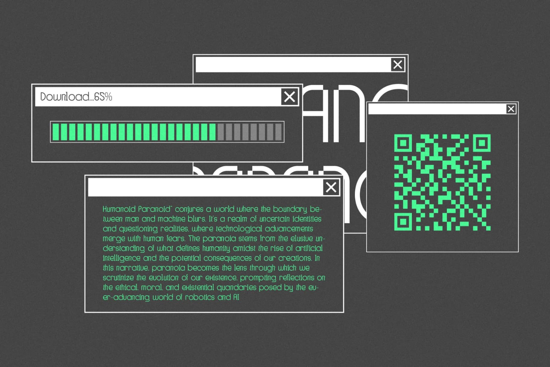 Preview 4 for Glitchcraft - Modern Display Font