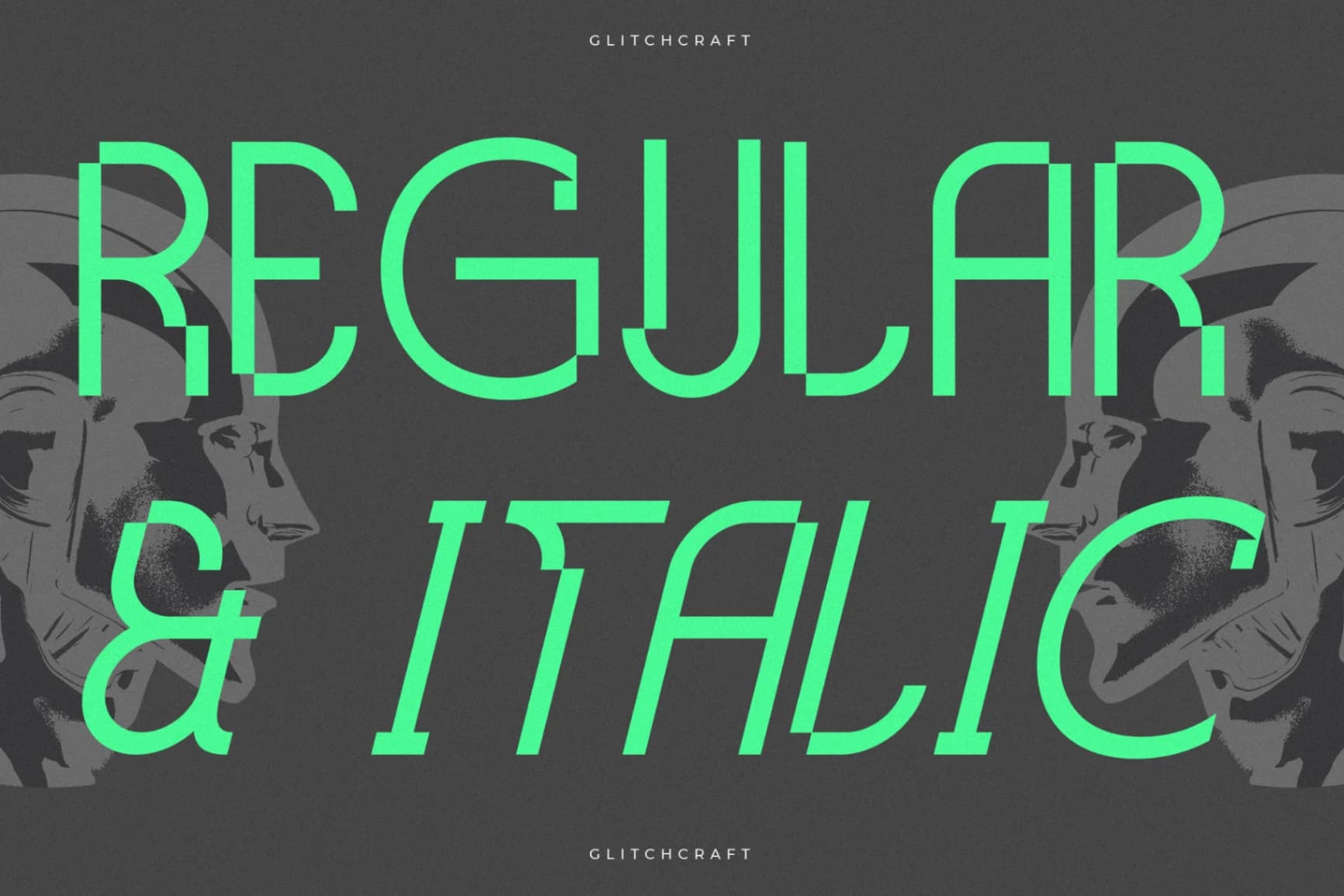 Preview 8 for Glitchcraft - Modern Display Font