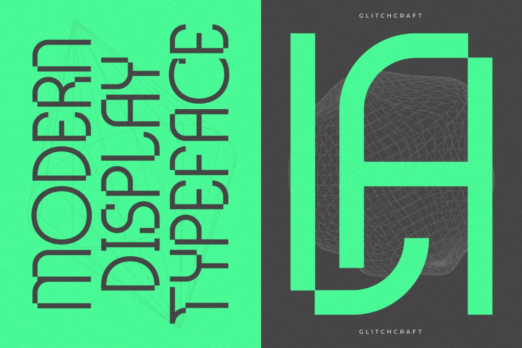 Preview 7 for Glitchcraft - Modern Display Font