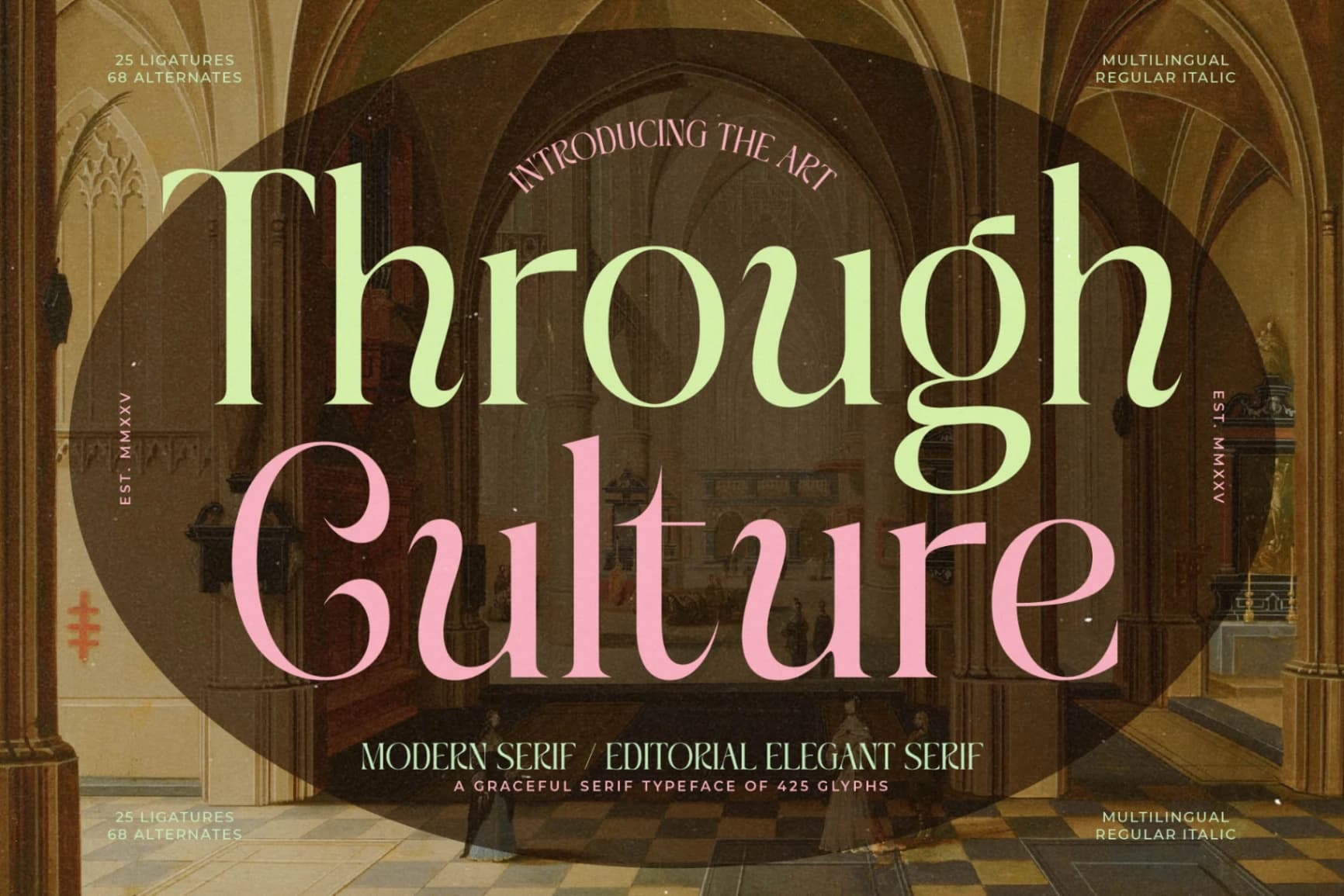 Preview 1 for Through Culture - Editorial Elegant Serif