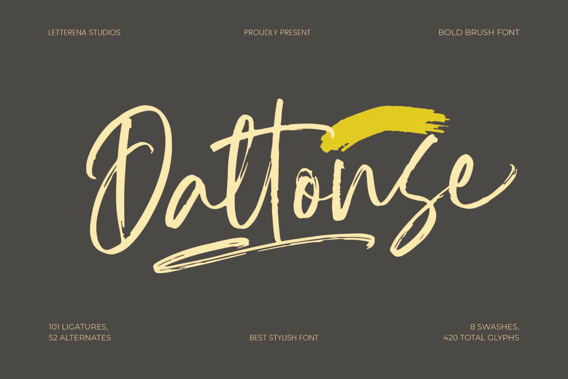 Preview 1 for Daltonse – Best Stylish Font