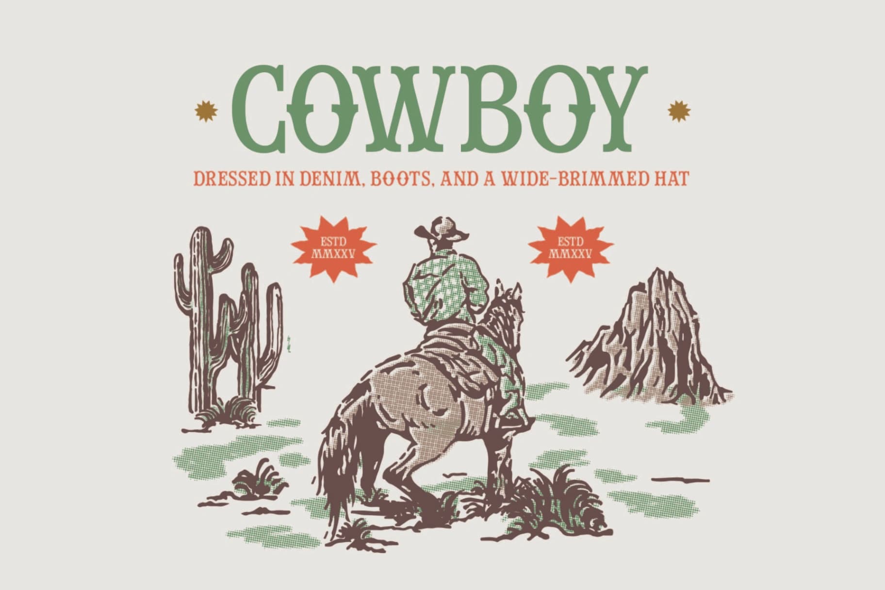 Preview 3 for Westron Way Honor - Western Vintage Font