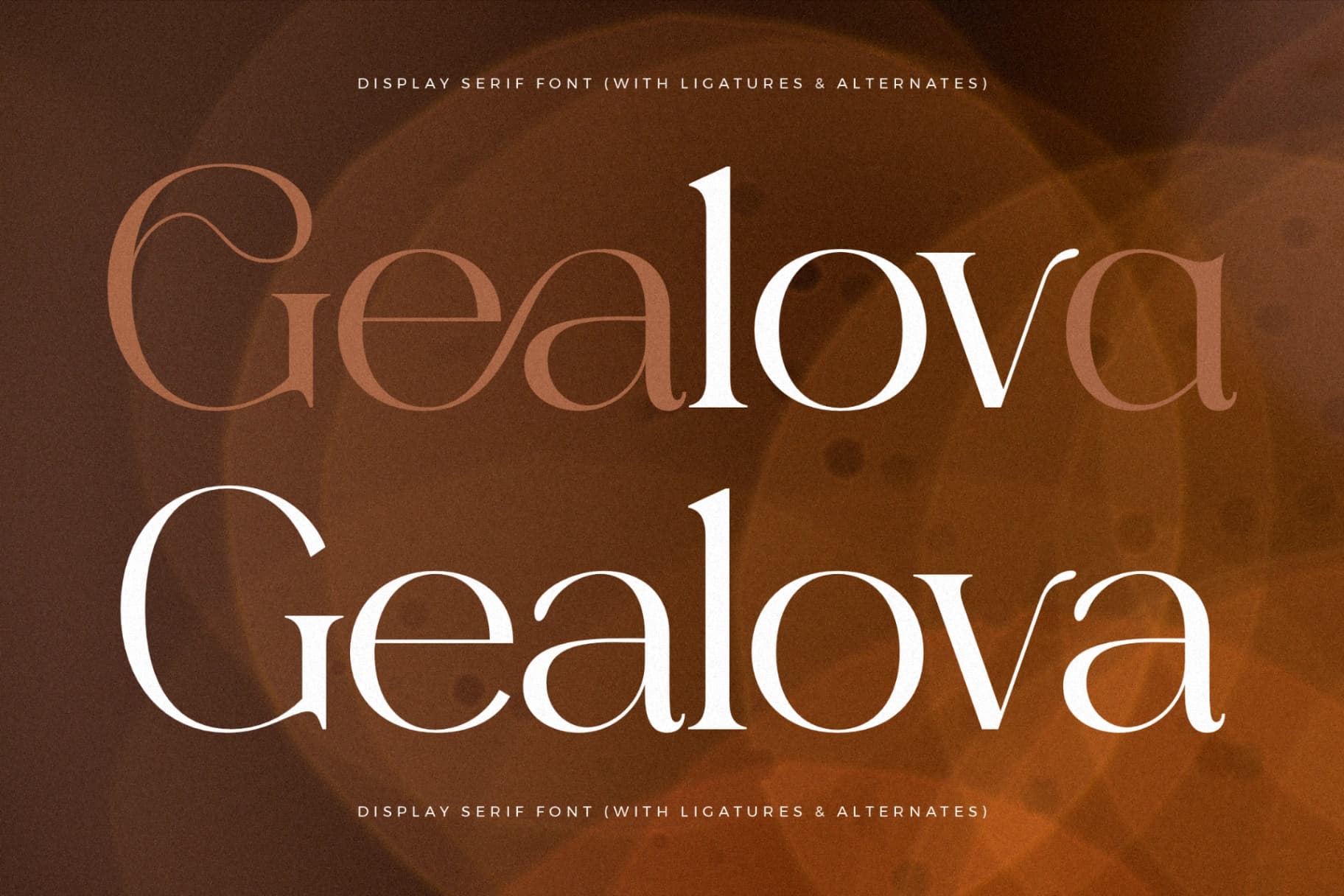 Preview 6 for Gealova - Modern Serif Font
