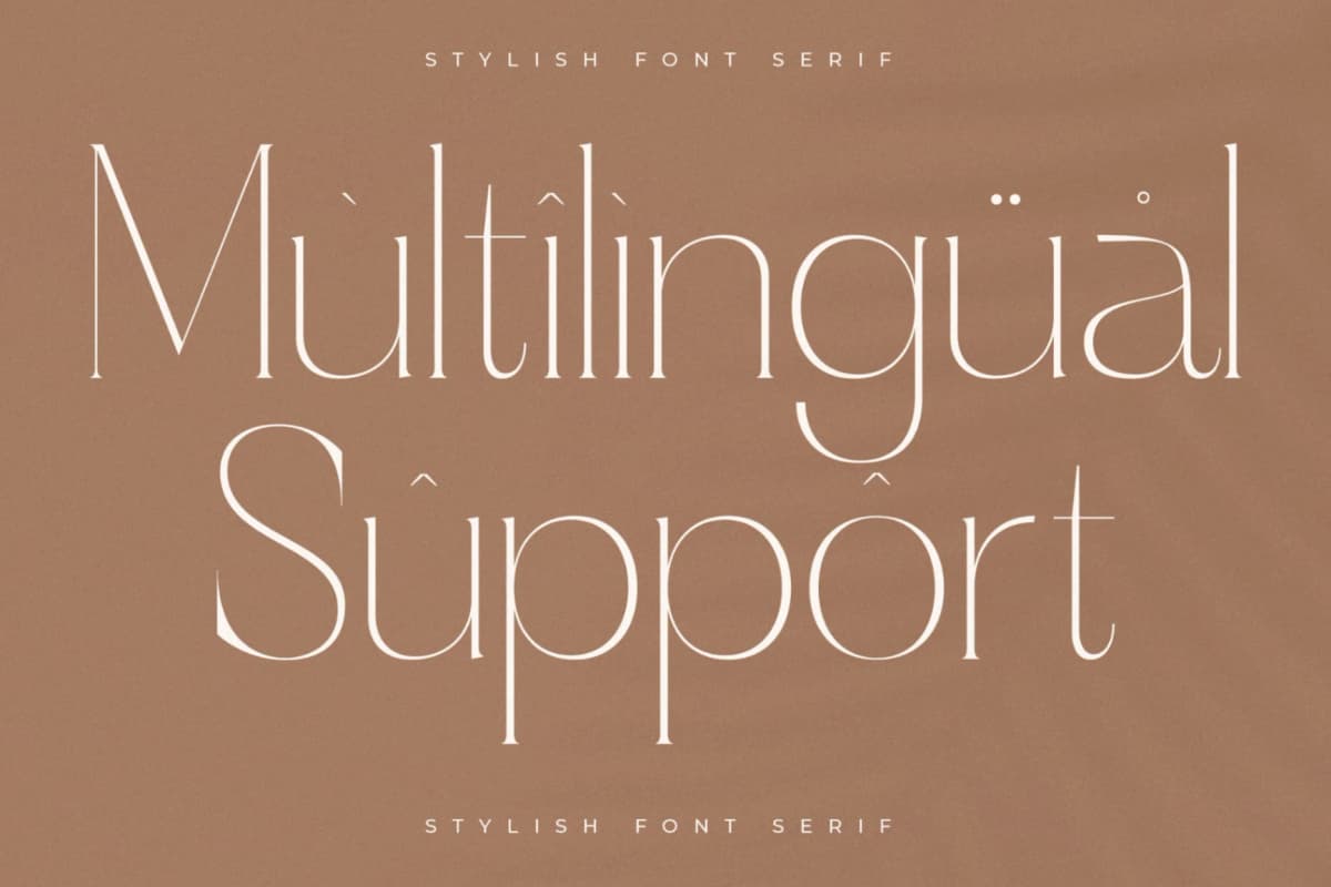 Preview 11 for Haloyen - Stylish Font Serif