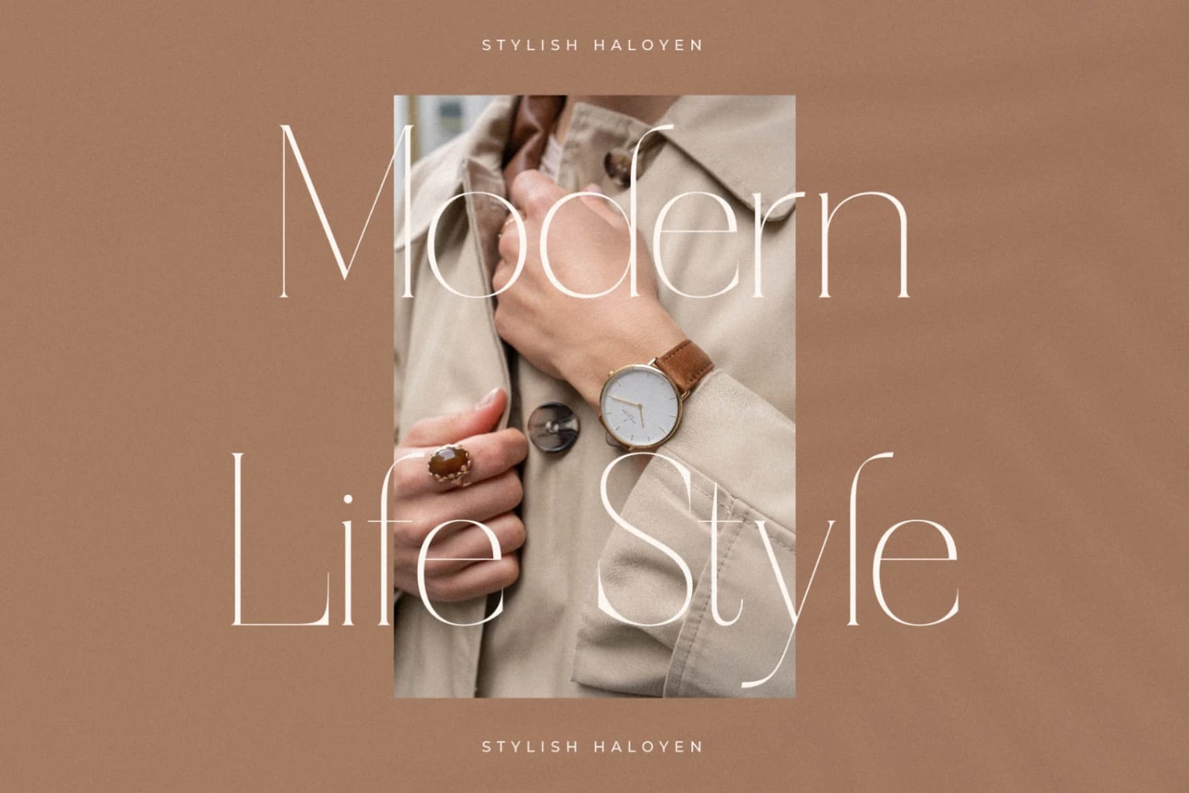 Preview 7 for Haloyen - Stylish Font Serif