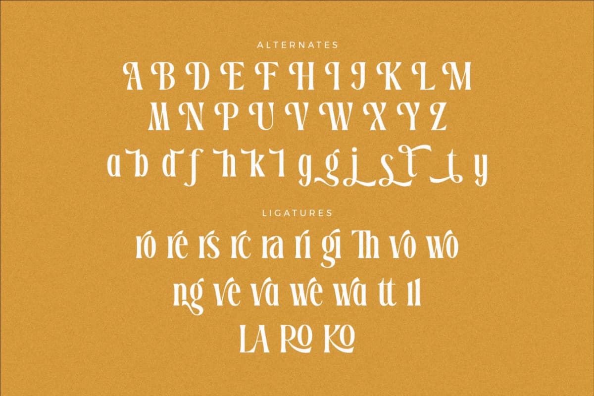 Preview 13 for Dreavolt - A Serif Display Font