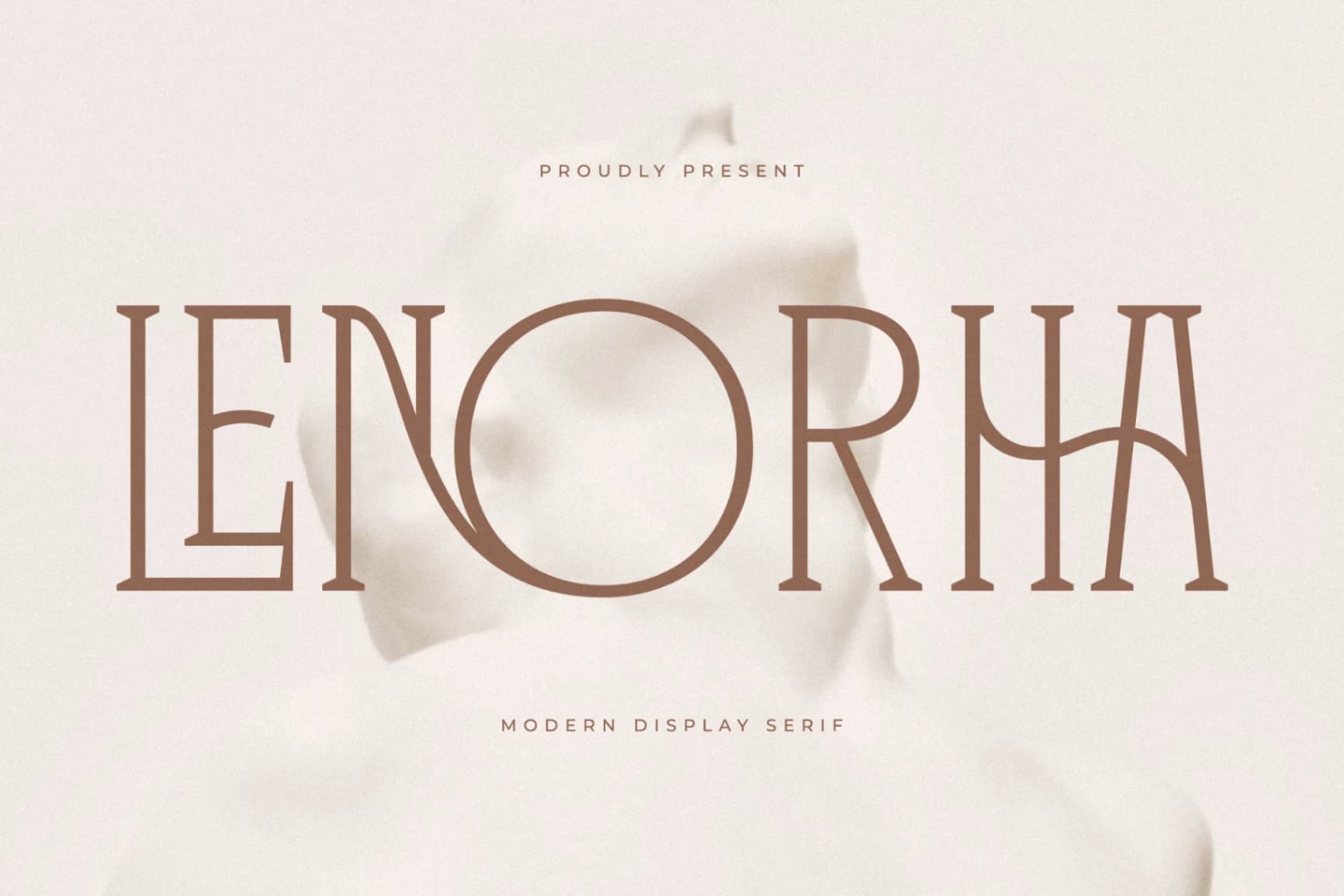 Preview of Lenorha - Modern Display Serif font