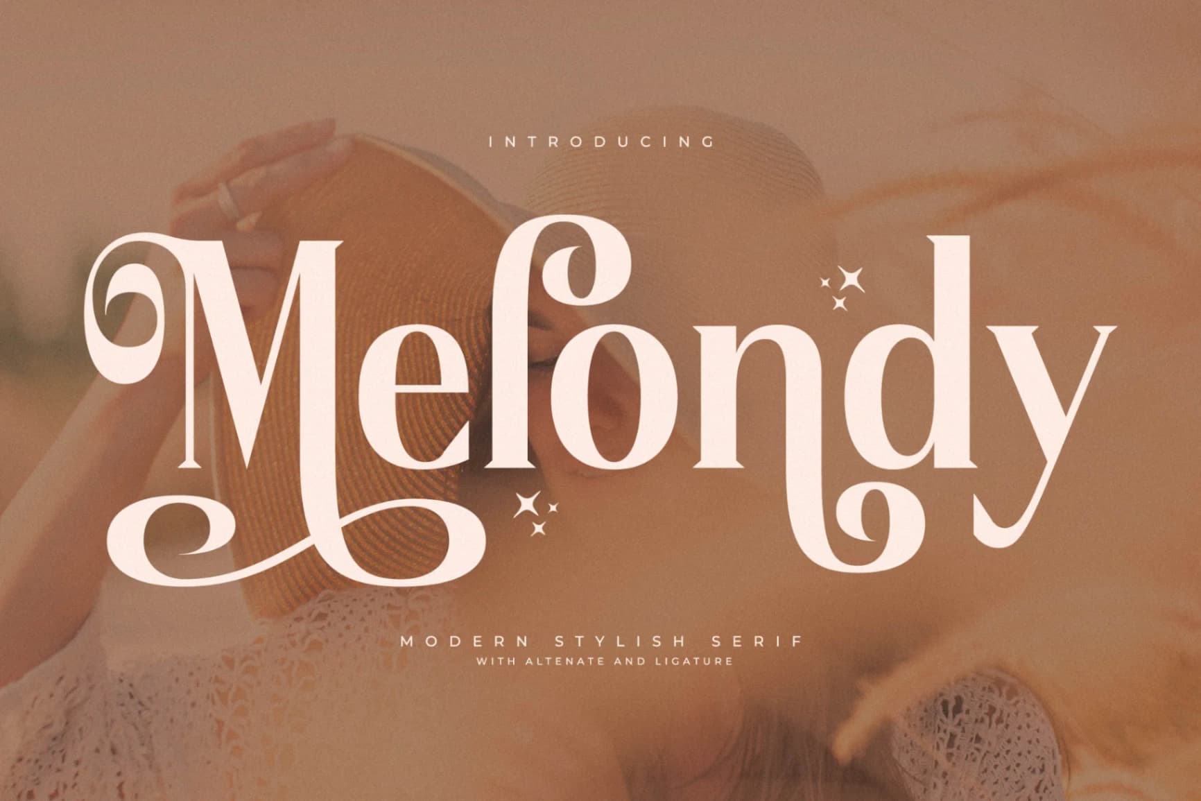 Preview of Melondy - Modern Stylish Serif font