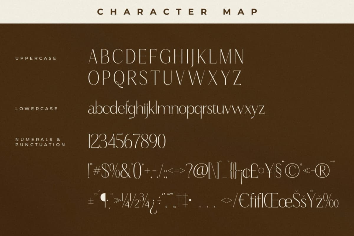 Qaflone - Modern Minimalist Serif font preview 13