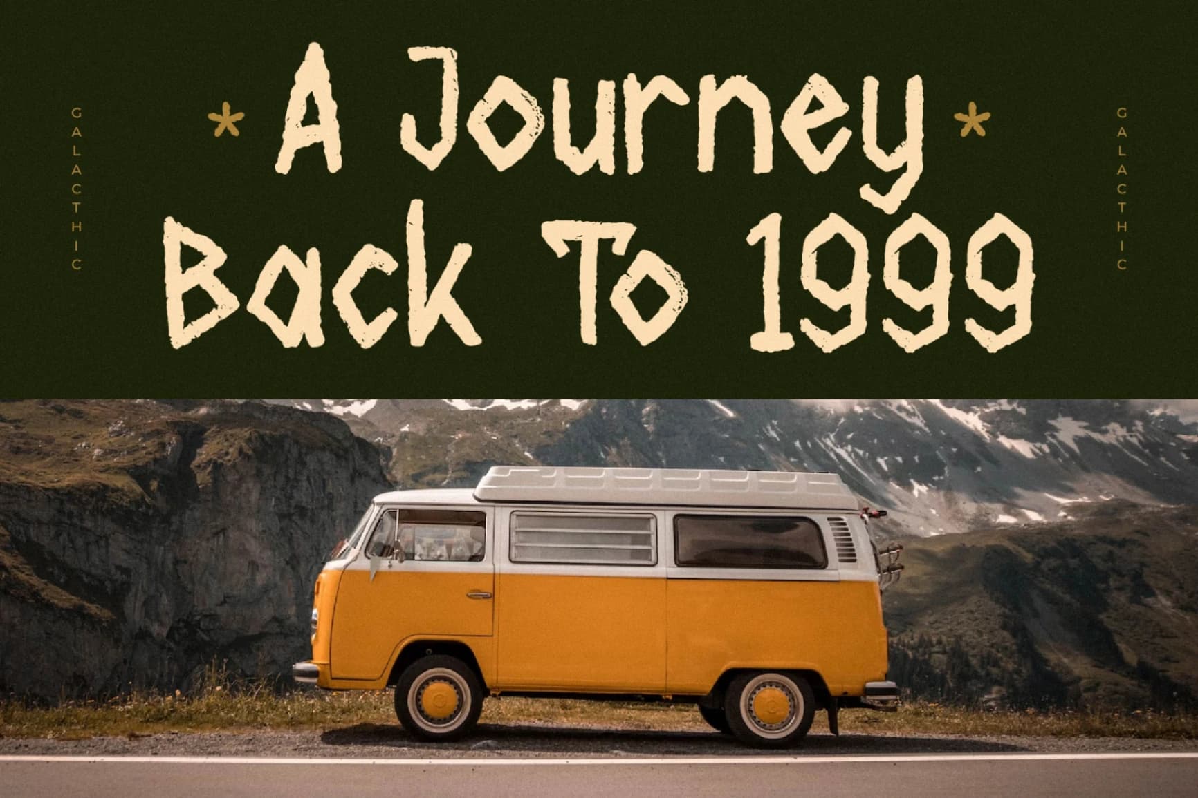 Preview 3 for Galacthic – New Display Tribal Font
