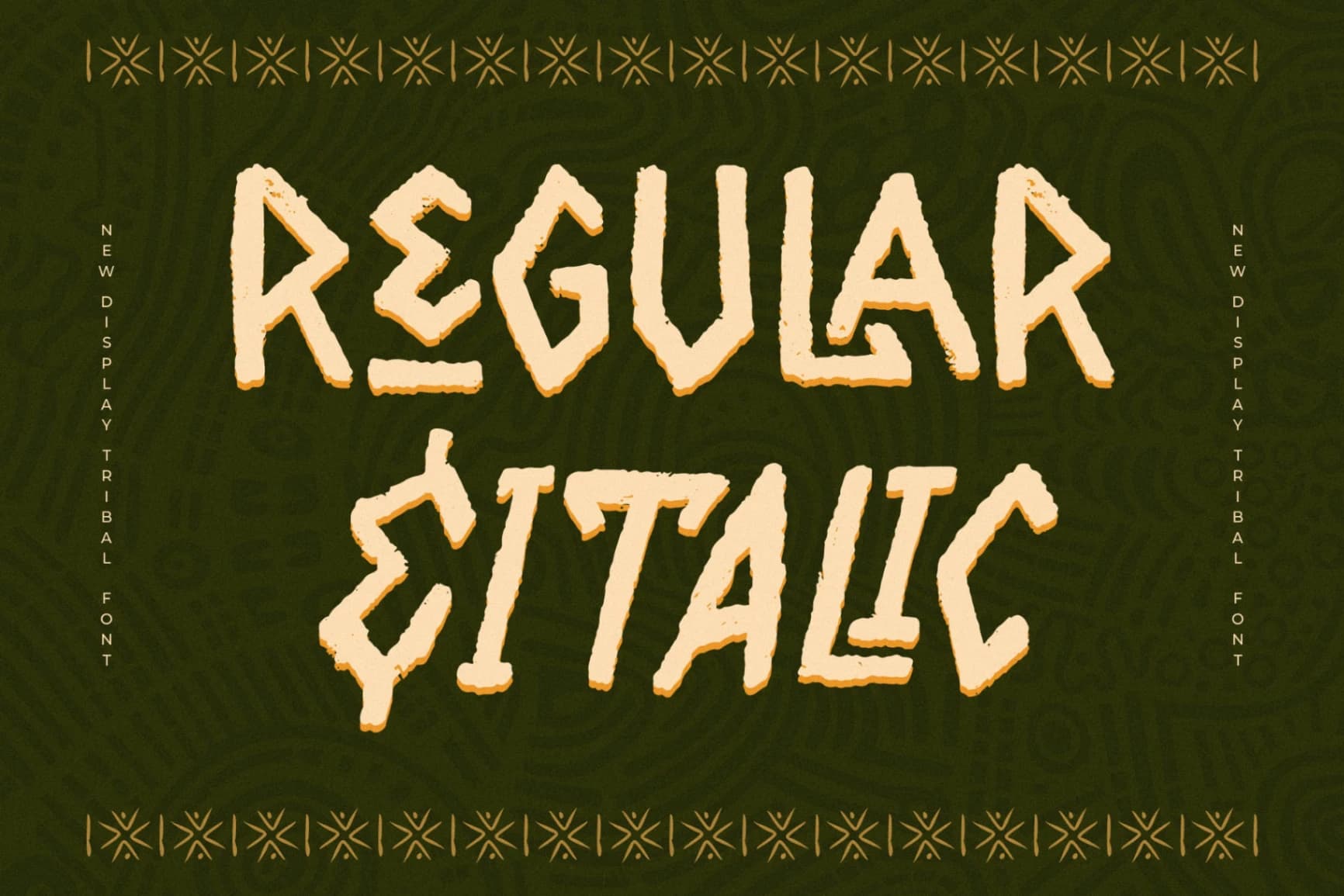 Preview 5 for Galacthic – New Display Tribal Font