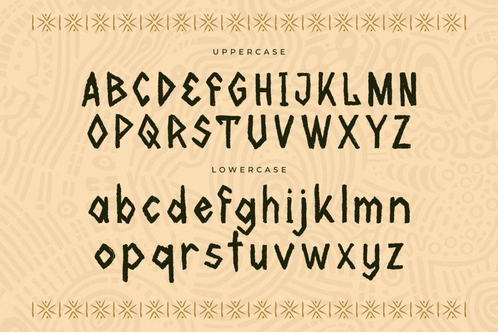 Preview 12 for Galacthic – New Display Tribal Font