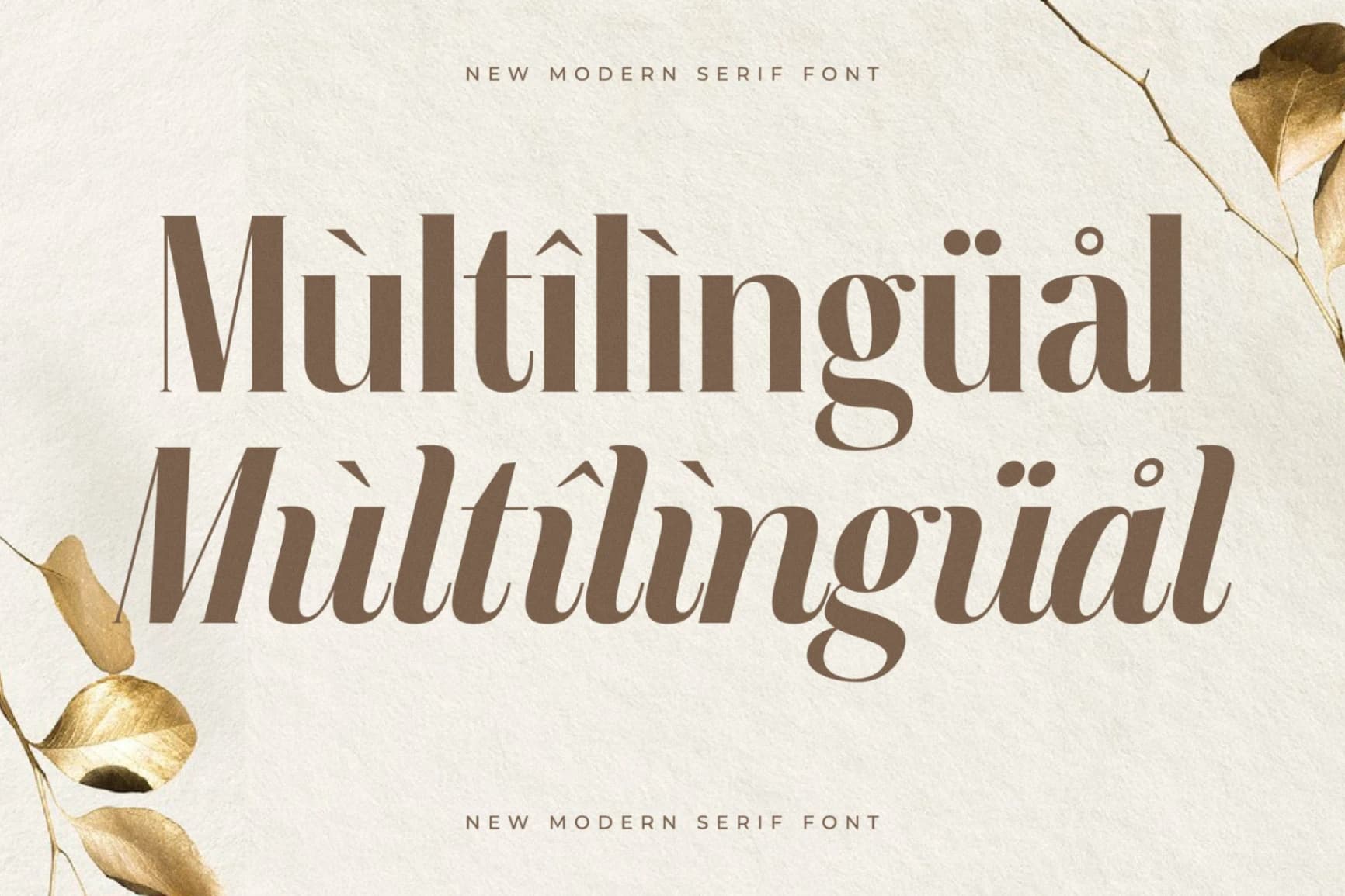Preview 11 for Semiflora - New Modern Serif Font