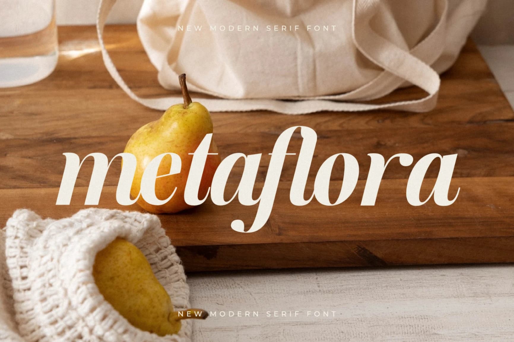 Preview 4 for Semiflora - New Modern Serif Font