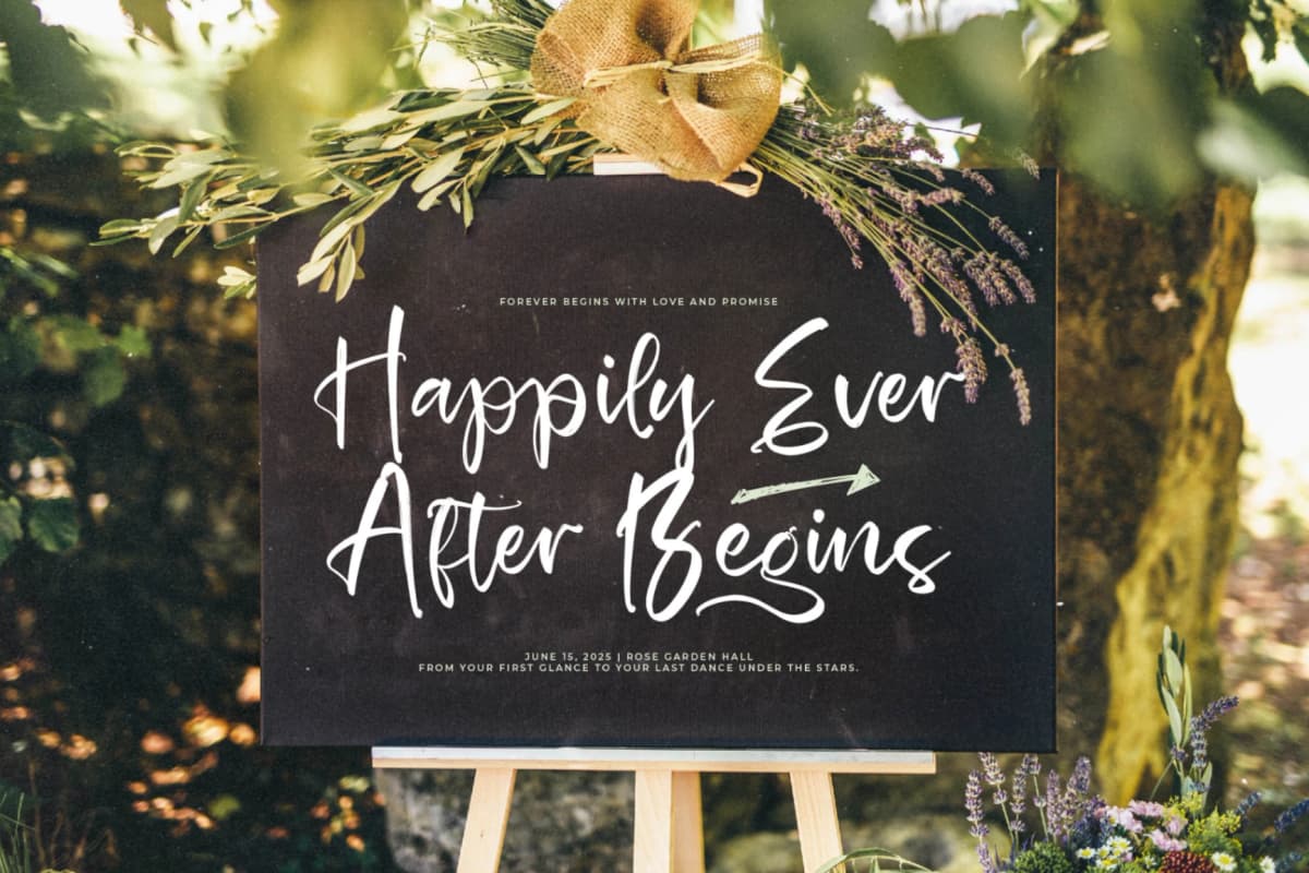 Fluffy Batter - Modern Handbrush Font font preview 12