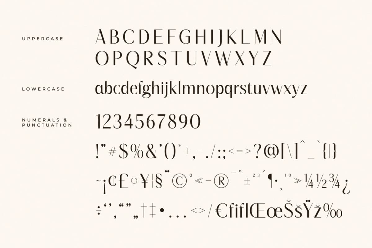Qiblah - New Modern Sans Serif font preview 13