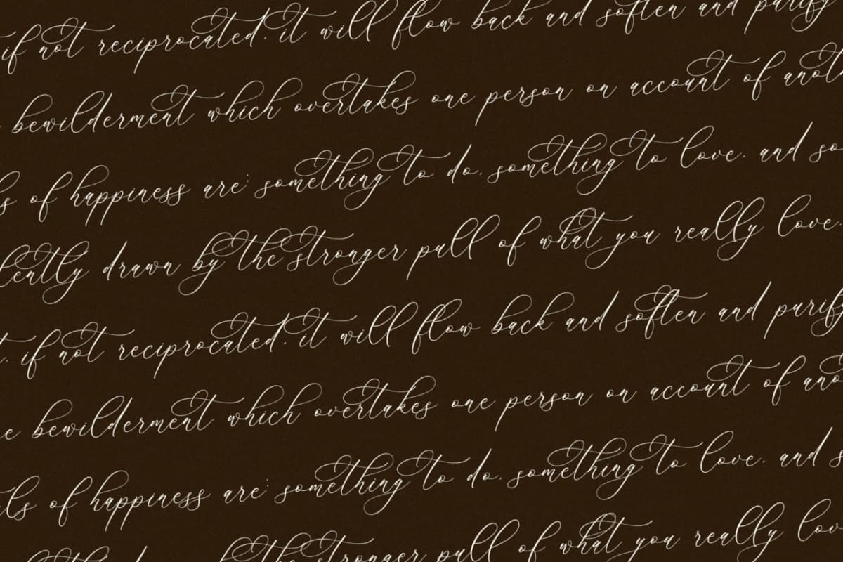 Preview 9 for Creattons Balleryna – Beauty Calligraphy Script