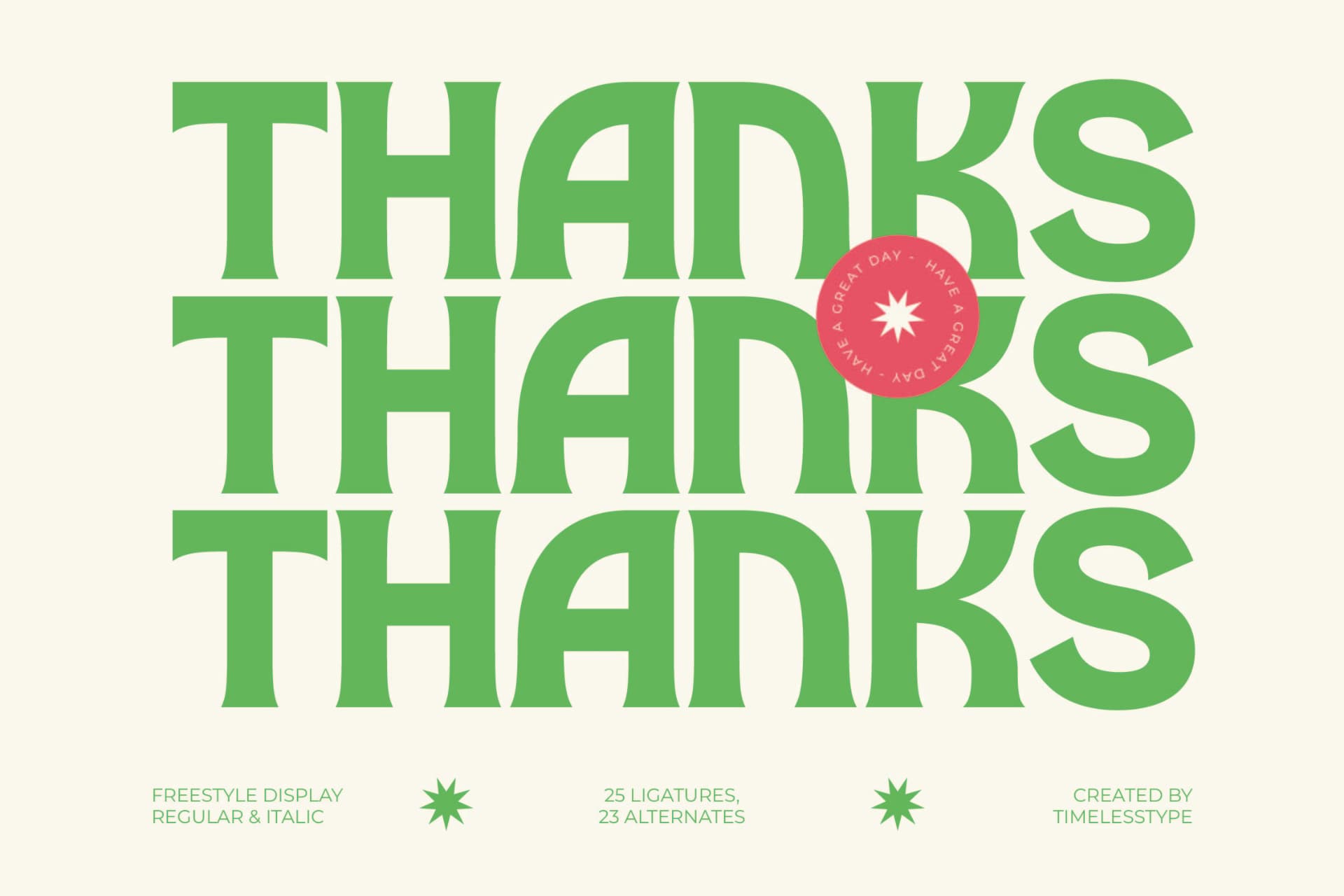 Preview 15 for Damoga - Freestyle Display Font