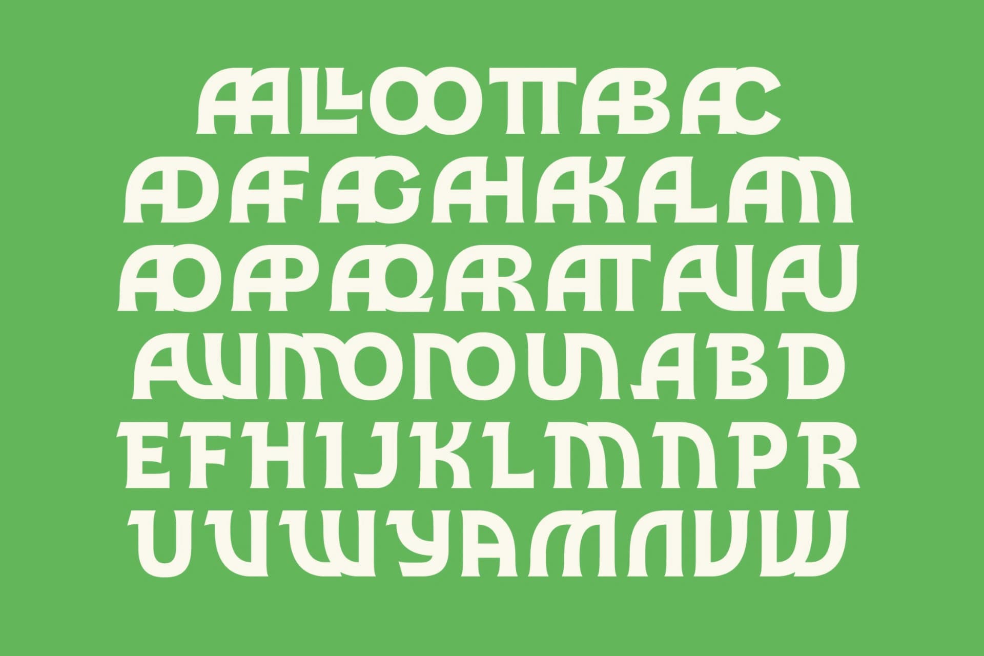 Preview 12 for Damoga - Freestyle Display Font